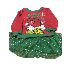 Merry Grinchmas Infant Girls 12m Tutu Christmas Outfit